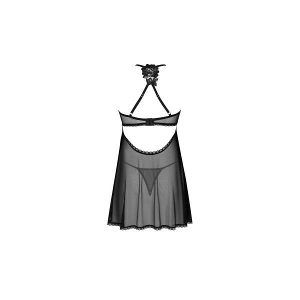 Latinesa babydoll et String - Noire
